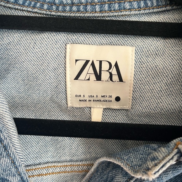 Zara belted denim mini dress! - Picture 4 of 4